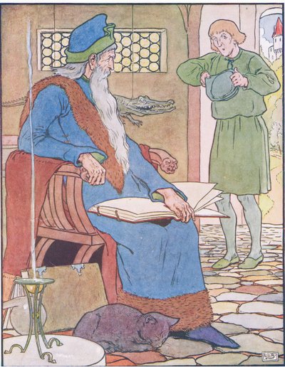 The Ploughman Meets Merlin by Leonard Leslie Brooke